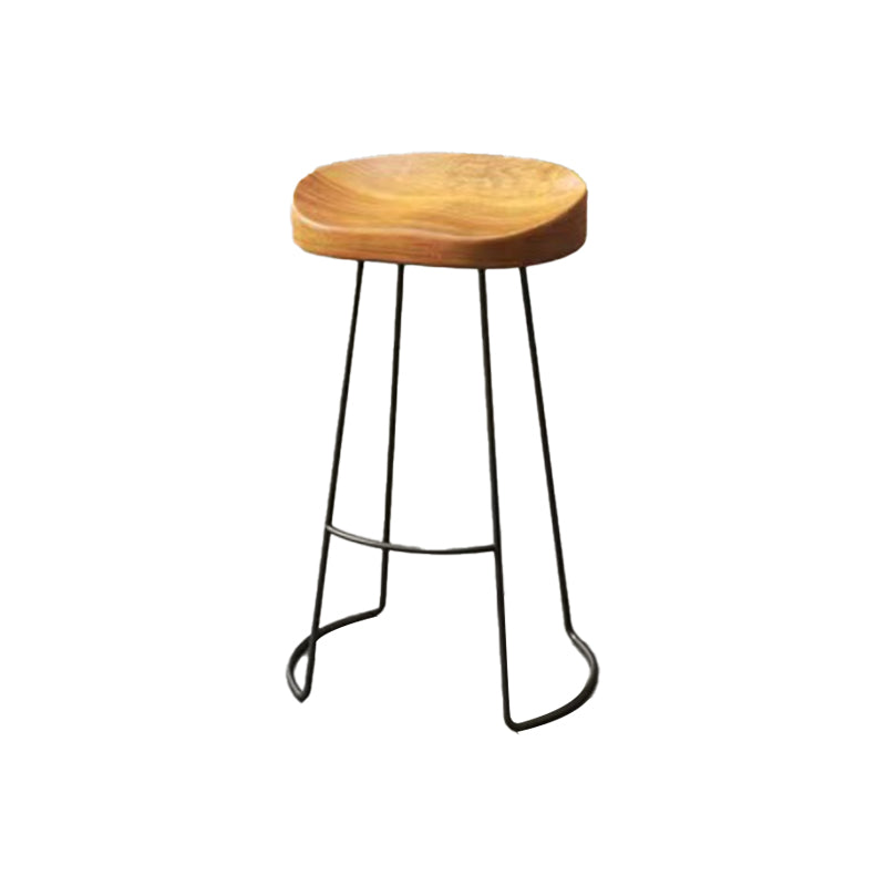 Modern 1/7 Pieces Bar Table Set Rectangle Wood Counter Table with Stools for Cafe