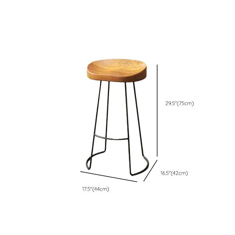 Modern 1/7 Pieces Bar Table Set Rectangle Wood Counter Table with Stools for Cafe