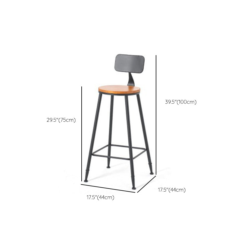 Modern 1/7 Pieces Bar Table Set Rectangle Wood Counter Table with Stools for Cafe