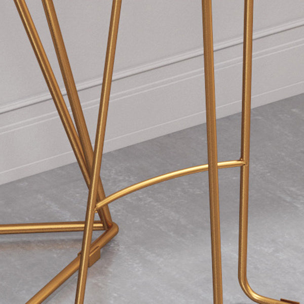 Glam Style 1/2/4 Pieces Bar Table Set Rectangle Bar Table with High Stools