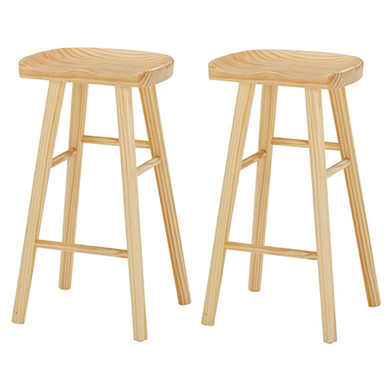 Glam Style 1/2/4 Pieces Bar Table Set Rectangle Bar Table with Wood Stools