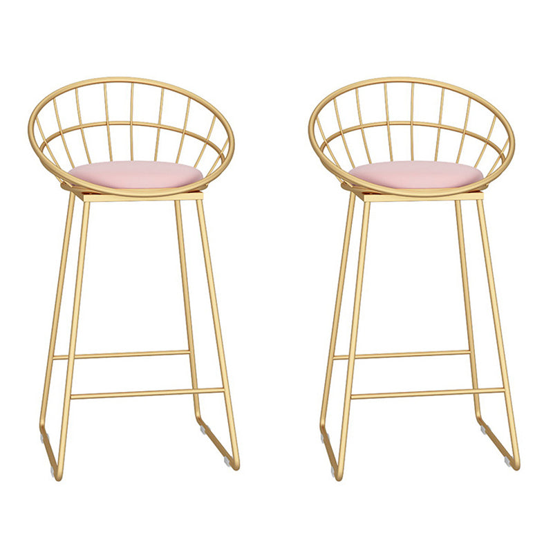 Free Form Pub Set 1/2/3 Pcs Metal and Velvet Bar Table and Stool Set