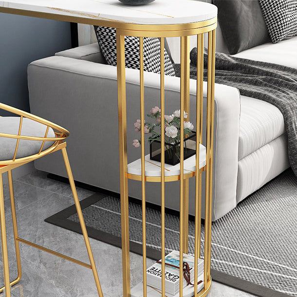 Free Form Pub Set 1/2/3 Pcs Metal and Velvet Bar Table and Stool Set