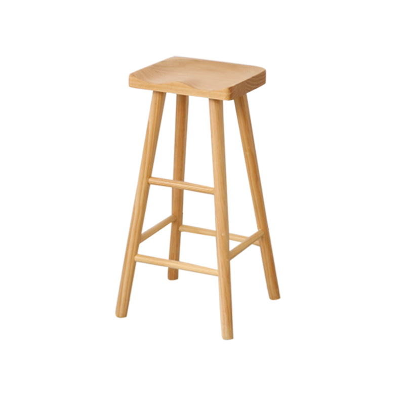 Modern 1/2/3 Pieces Bar Table Set Rectangle Wood Counter Table with High Stools for Cafe