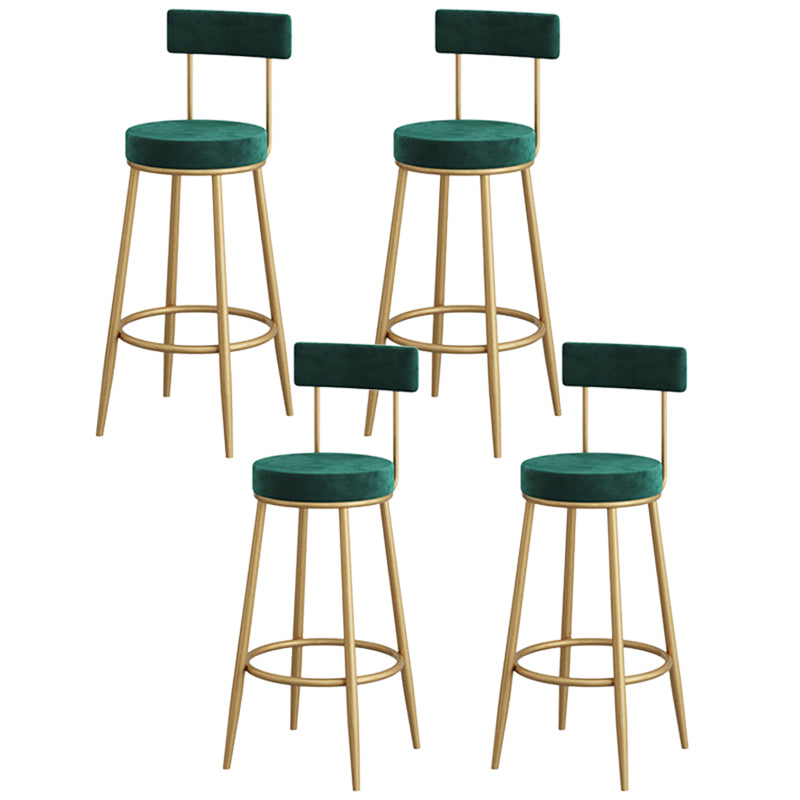 Metal Pub Set 1/3/4 Pcs Rectangle Bar Table with Stone Top and Upholstered Bar Stools