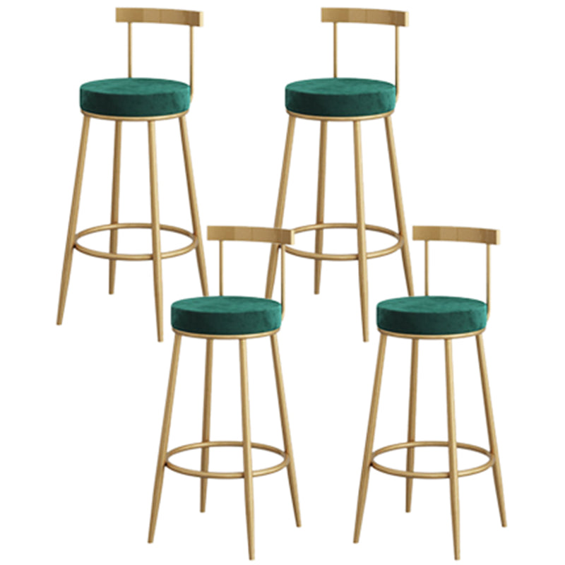 Metal Pub Set 1/3/4 Pcs Rectangle Bar Table with Stone Top and Upholstered Bar Stools