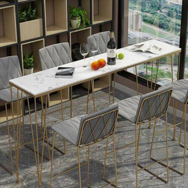 1/4/7 Pieces Bar Stool and Table Set Rectangular Bar Table Set