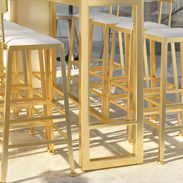 1/9 Pieces Bar Table Set Rectangular Bar Stool and Table Set