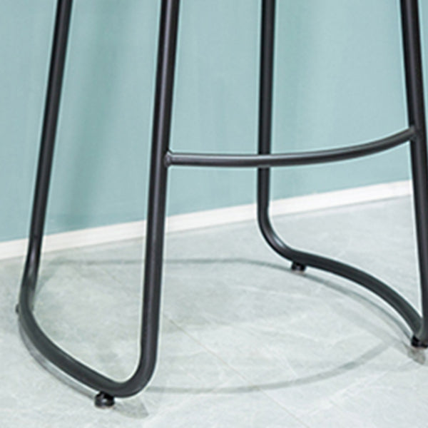 Wood Rectangle Bar Table with High Metal Stools Industrial 1/2/7 Pieces Bar Table Set