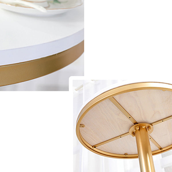 1/3 Pieces Bar Stool and Table Modern Style Round Pub Table Set