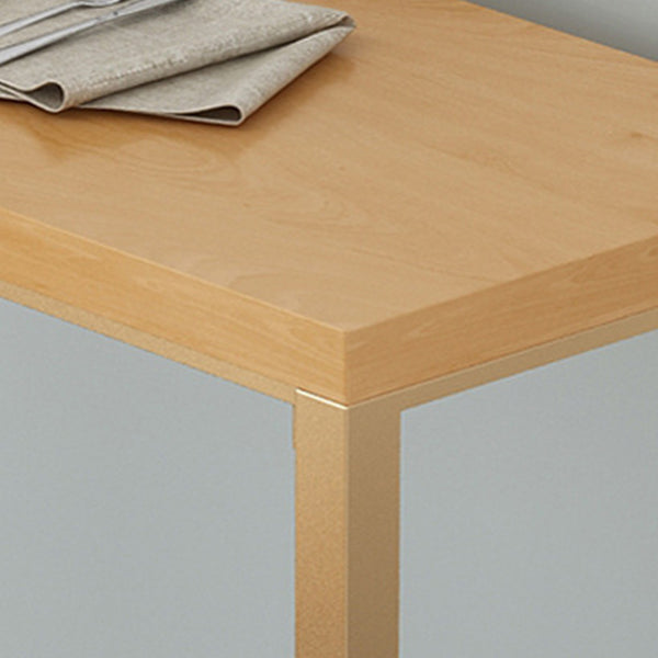 1/5 Pieces Bar Stool and Table Set Solid Wood Pub Dining Set