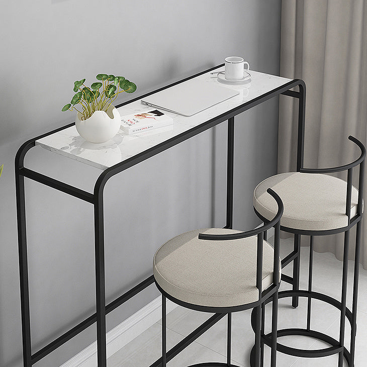 Industrial Pub Dining Set 1/3 Pieces Rectangular Table and Stool