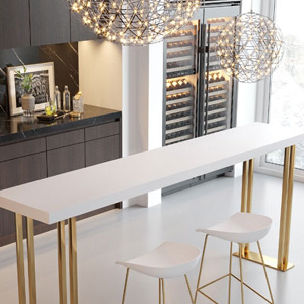 1/2/3/5 Pieces Pub Table Set Rectangular Bar Stool and Table Set