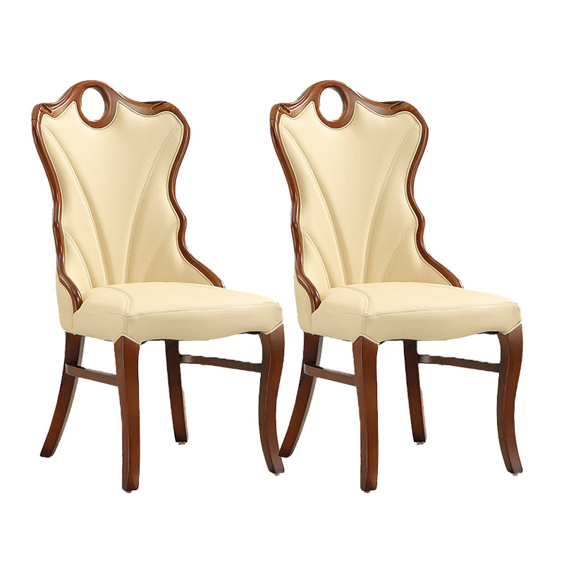 Upholstered Armless Dining Chairs Contemporary Kitchen Side Chair