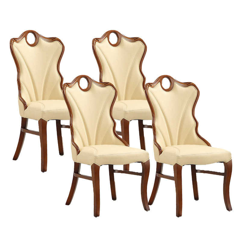 Upholstered Armless Dining Chairs Contemporary Kitchen Side Chair