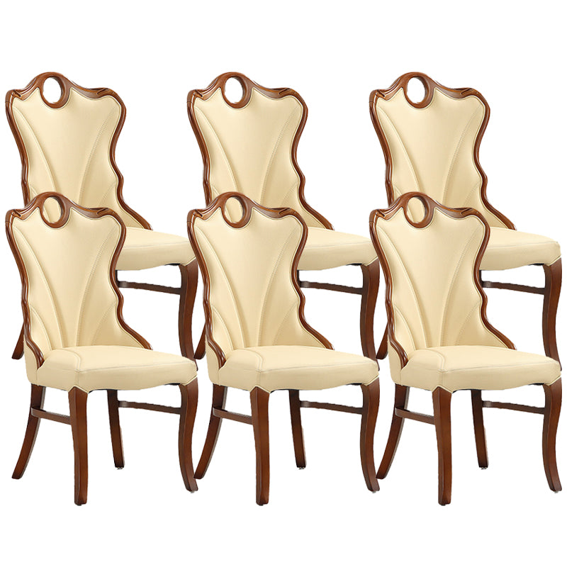 Upholstered Armless Dining Chairs Contemporary Kitchen Side Chair