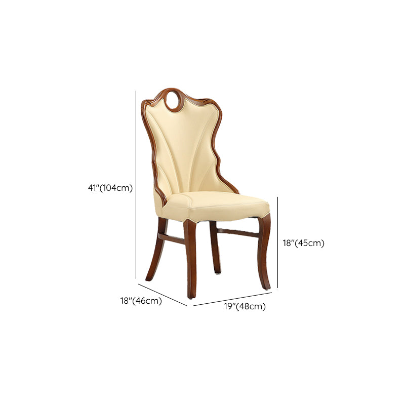 Upholstered Armless Dining Chairs Contemporary Kitchen Side Chair