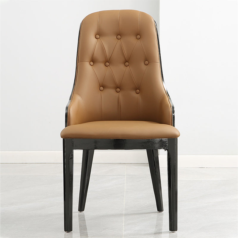 Contemporary Kitchen Dining Side Chair Upholstered Arm Chair