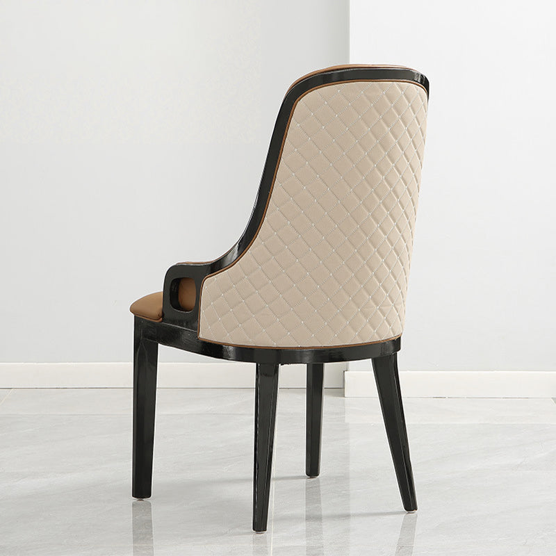 Contemporary Kitchen Dining Side Chair Upholstered Arm Chair