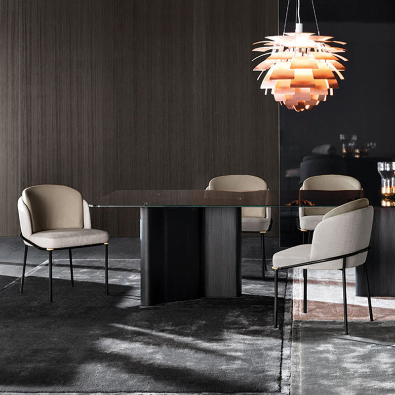 Glam Style Parsons Side Chair Indoor Dining Chair for Home Use