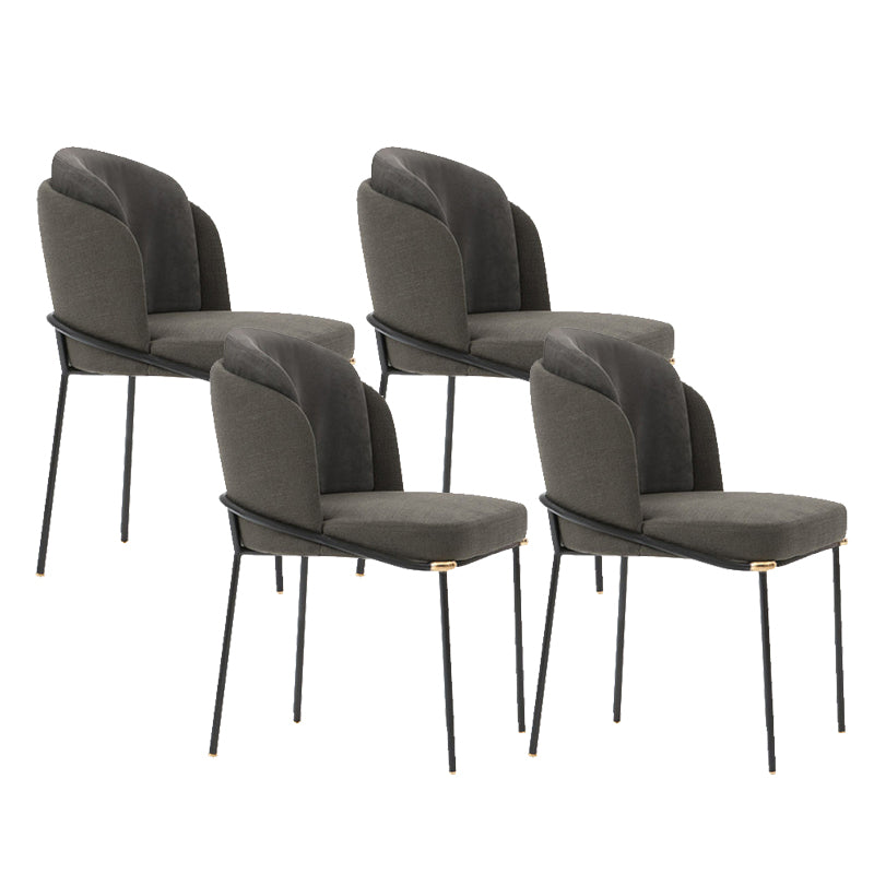 Glam Style Parsons Side Chair Indoor Dining Chair for Home Use