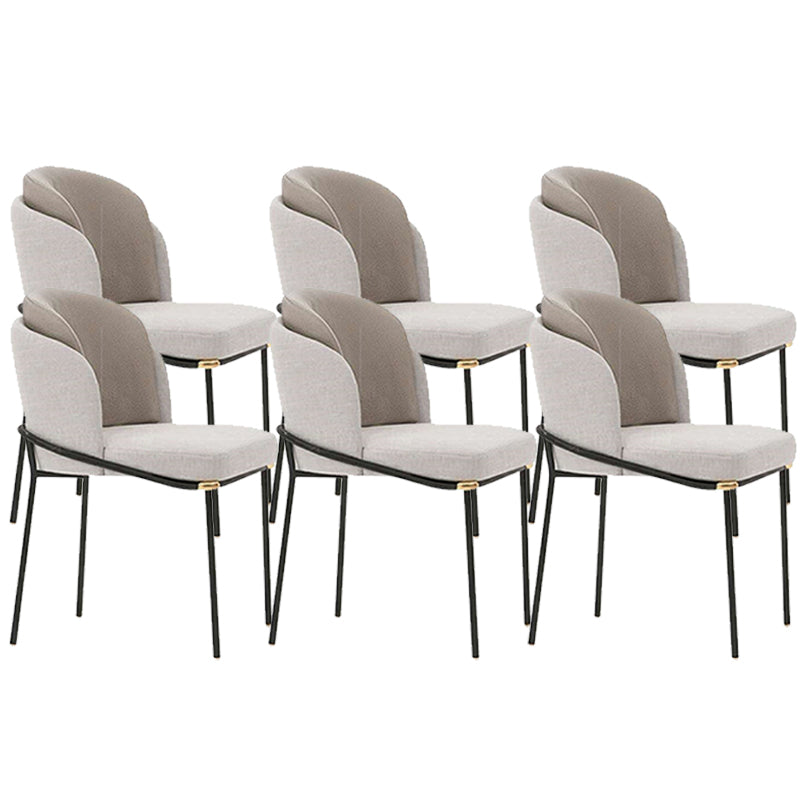 Glam Style Parsons Side Chair Indoor Dining Chair for Home Use