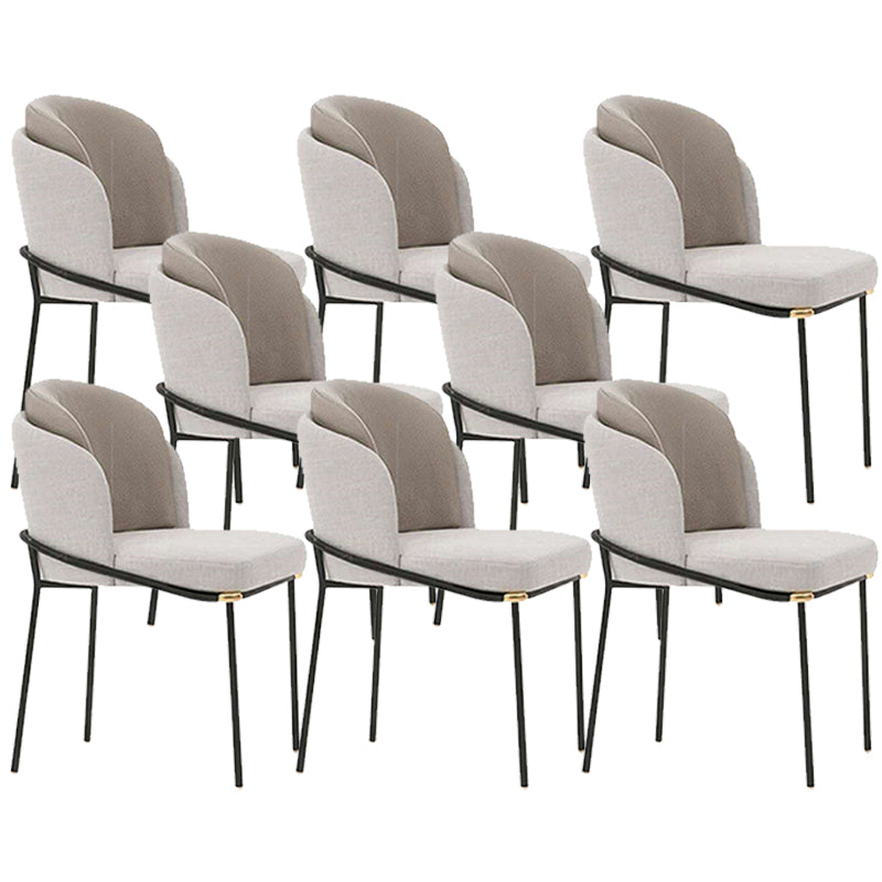 Glam Style Parsons Side Chair Indoor Dining Chair for Home Use