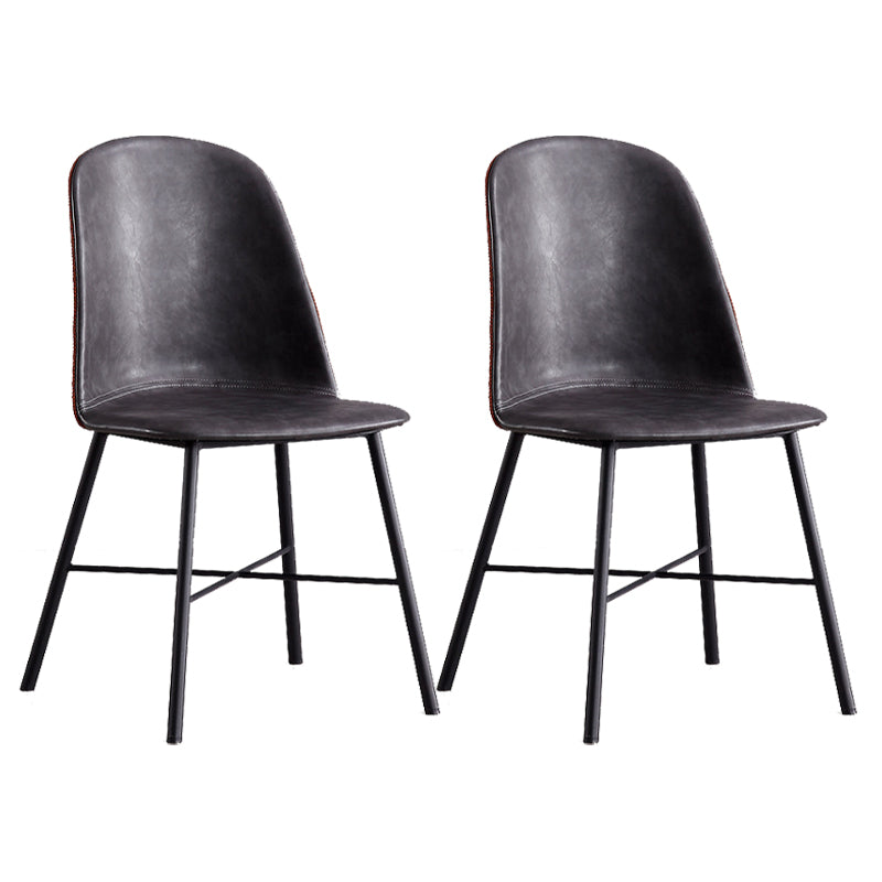 Indoor Side Chair Leather Modern Dining Chair for Dining Room