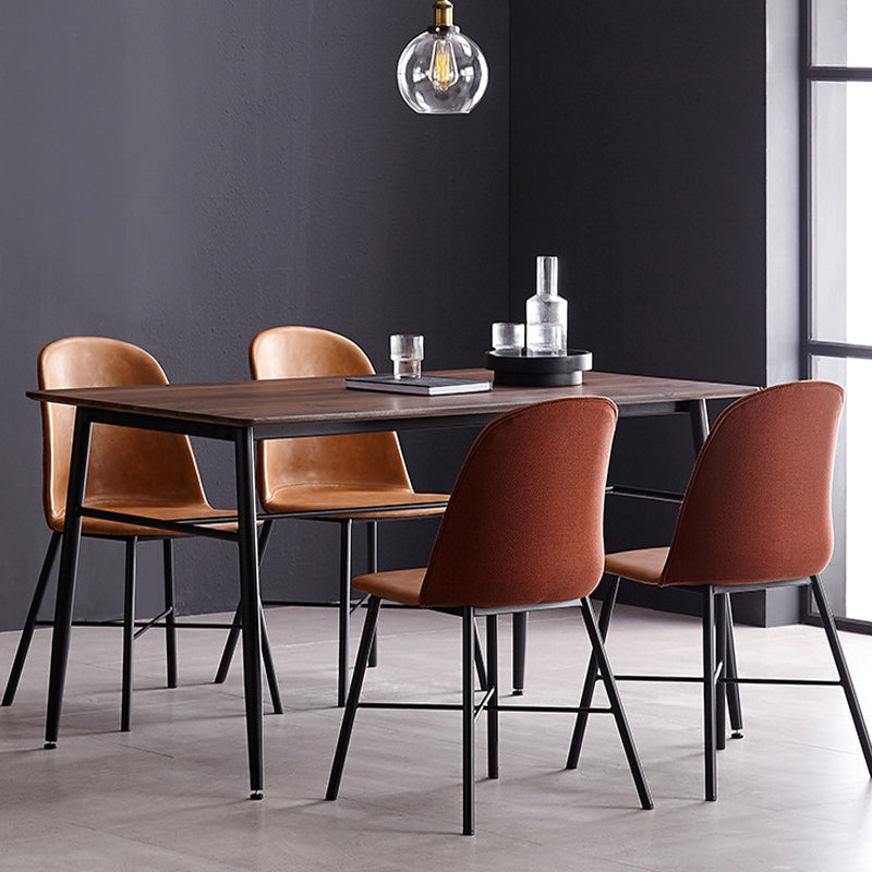 Indoor Side Chair Leather Modern Dining Chair for Dining Room