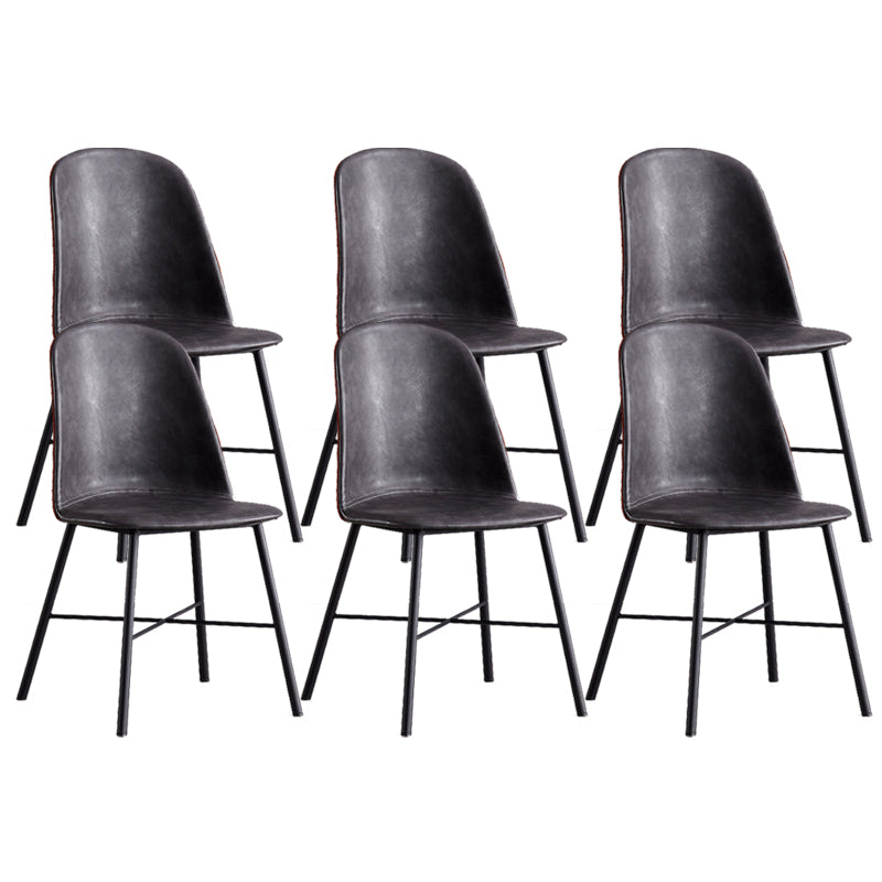 Indoor Side Chair Leather Modern Dining Chair for Dining Room