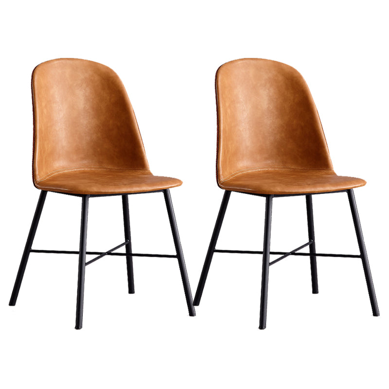 Indoor Side Chair Leather Modern Dining Chair for Dining Room
