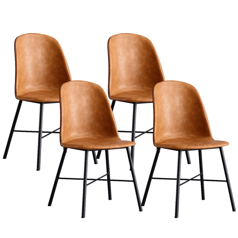 Indoor Side Chair Leather Modern Dining Chair for Dining Room