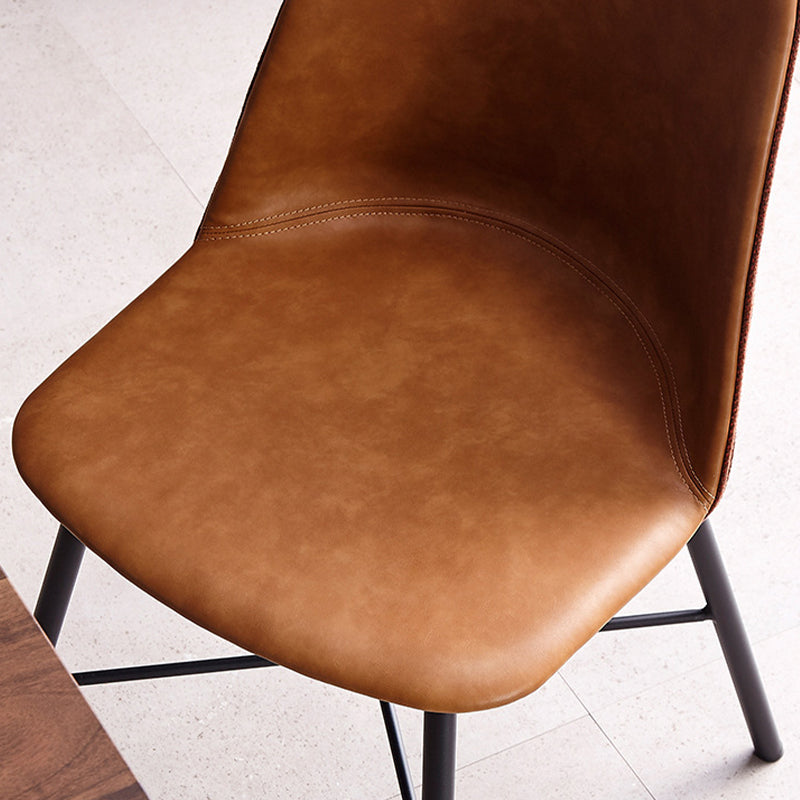 Indoor Side Chair Leather Modern Dining Chair for Dining Room