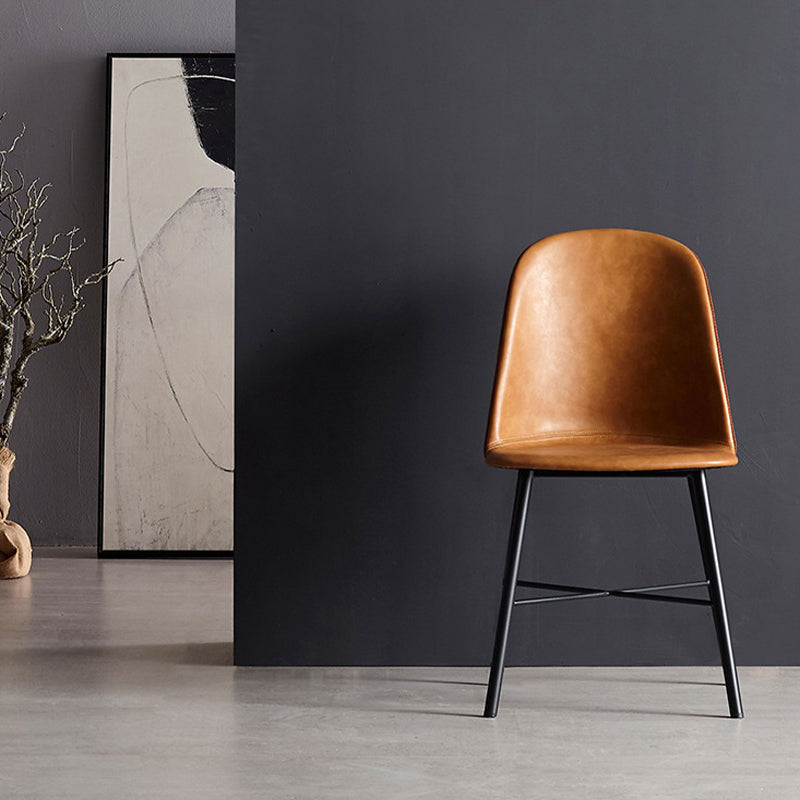 Indoor Side Chair Leather Modern Dining Chair for Dining Room