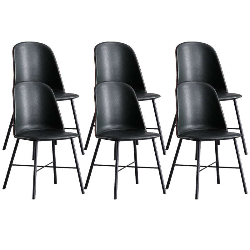 Indoor Side Chair Leather Modern Dining Chair for Dining Room