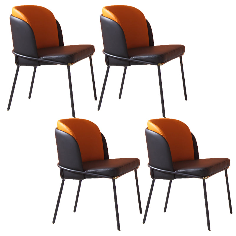 Modern Style Parsons Side Chair Upholstered Indoor Dining Chair