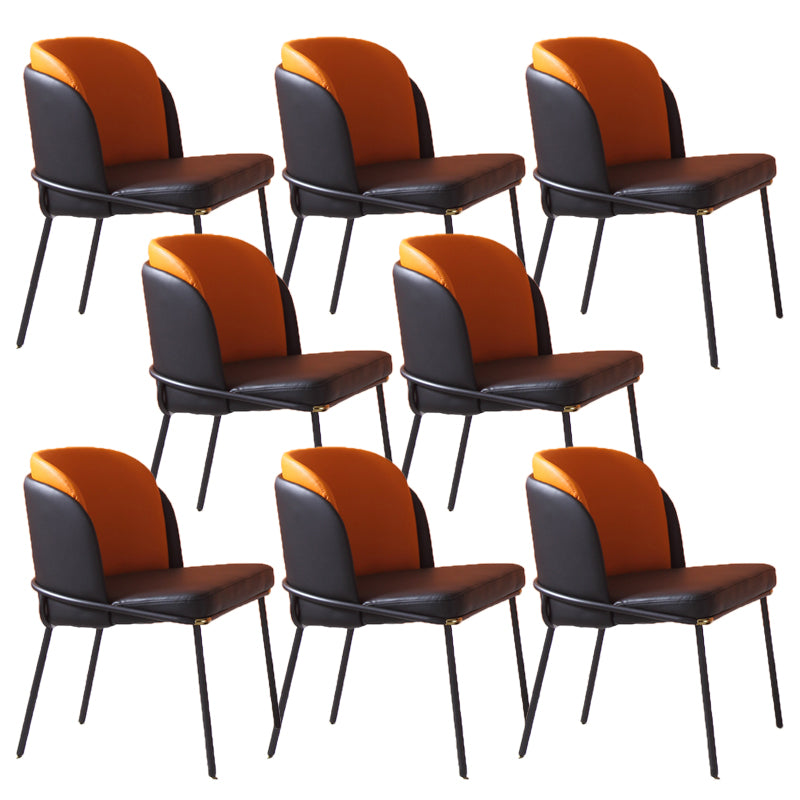 Modern Style Parsons Side Chair Upholstered Indoor Dining Chair