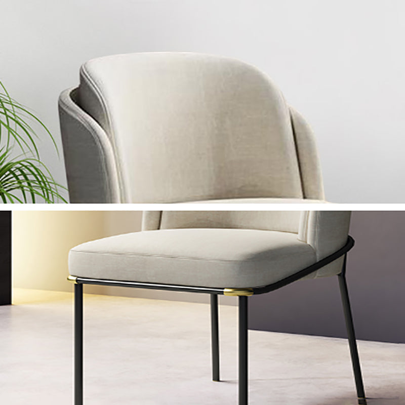 Modern Style Parsons Side Chair Upholstered Indoor Dining Chair