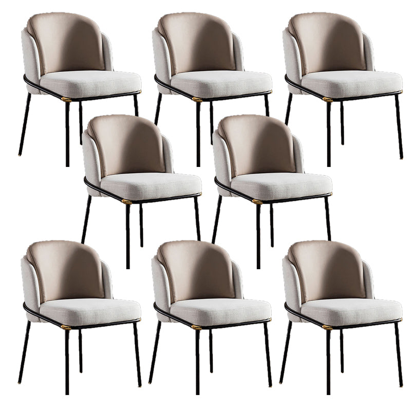 Modern Style Parsons Side Chair Upholstered Indoor Dining Chair