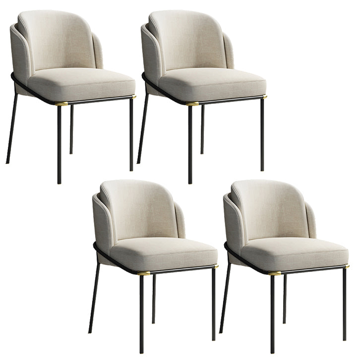 Modern Style Parsons Side Chair Upholstered Indoor Dining Chair