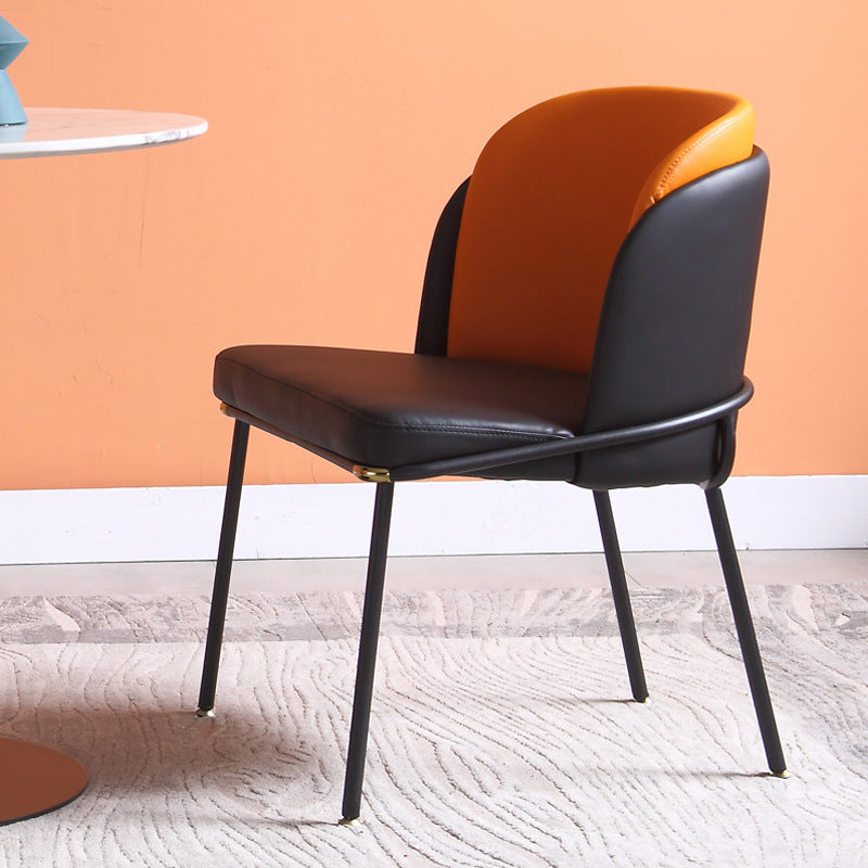 Modern Style Parsons Side Chair Upholstered Indoor Dining Chair