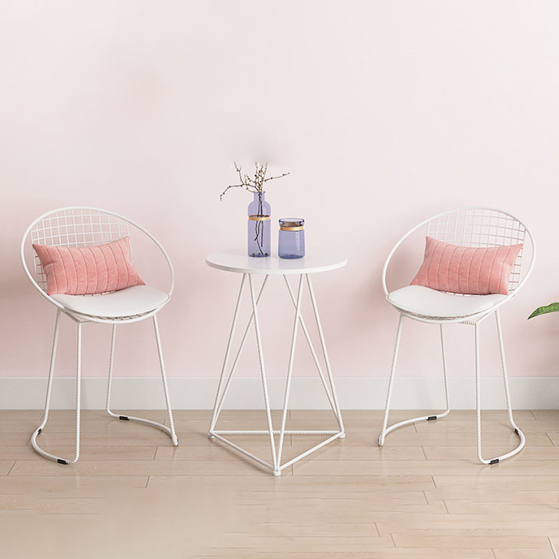 Metal Kitchen Dining Arm Chairs Contemporary Upholstered Dining Chairs