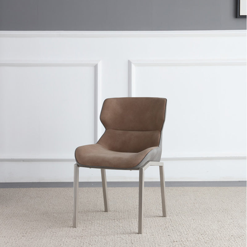 Glam Style Wingback Chair Arm Side Chairs with Metal Legs for Home