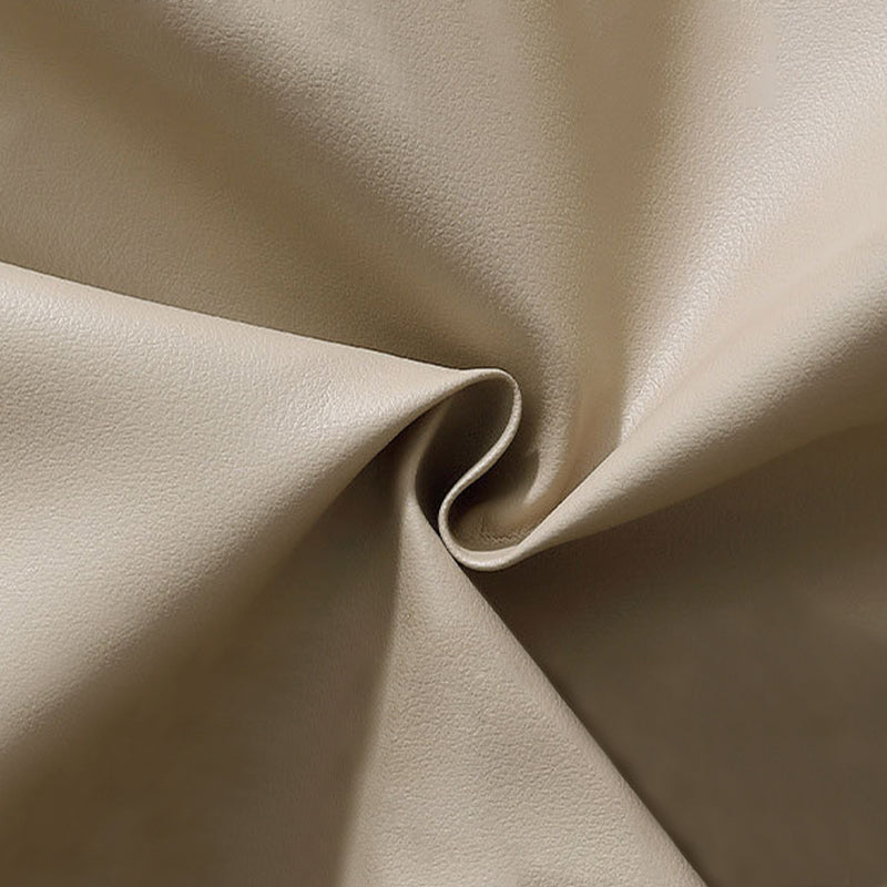 Glam Style Faux Leather Chair Armless Side Chairs with Metal Legs