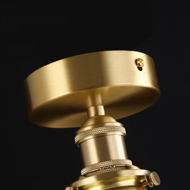 Modern Glass Ceiling Lamp Household Flush Mount Light Fixture for Bedroom