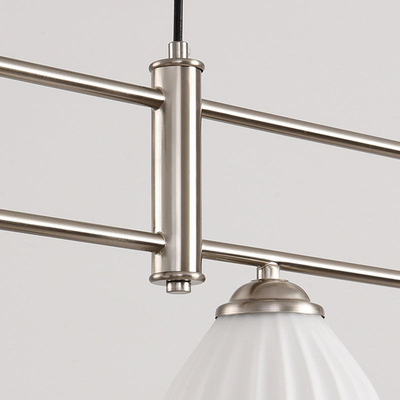 Modern Style Bell Shade Island Pendants Glass Pendant Lights for Dining Room