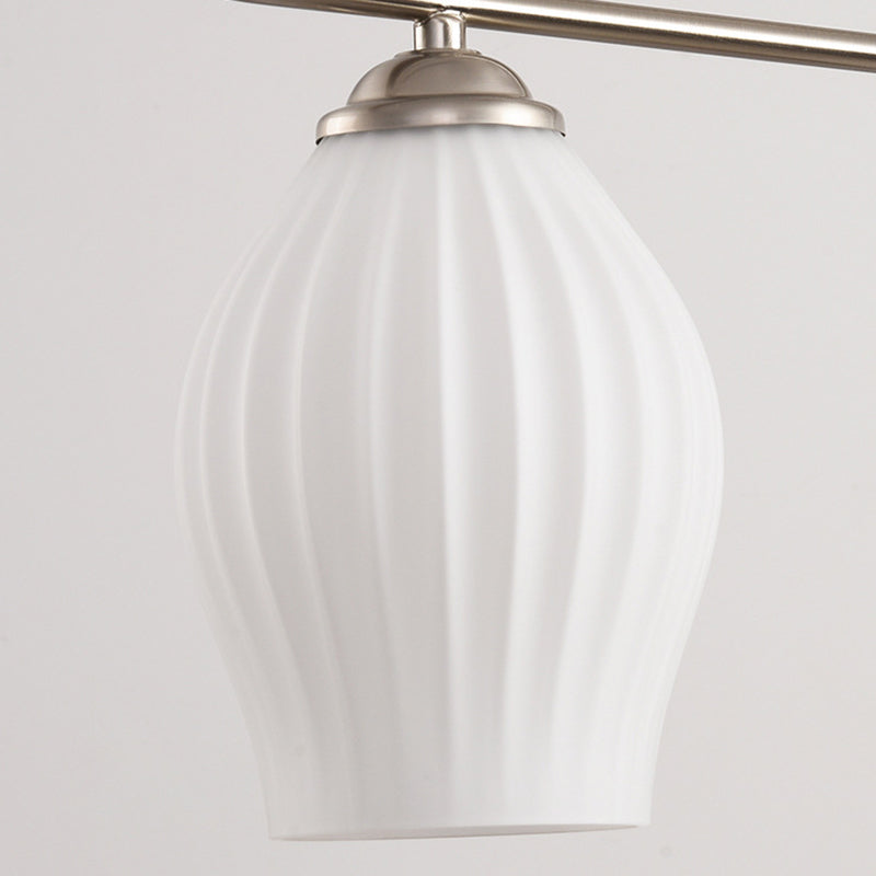 Modern Style Bell Shade Island Pendants Glass Pendant Lights for Dining Room