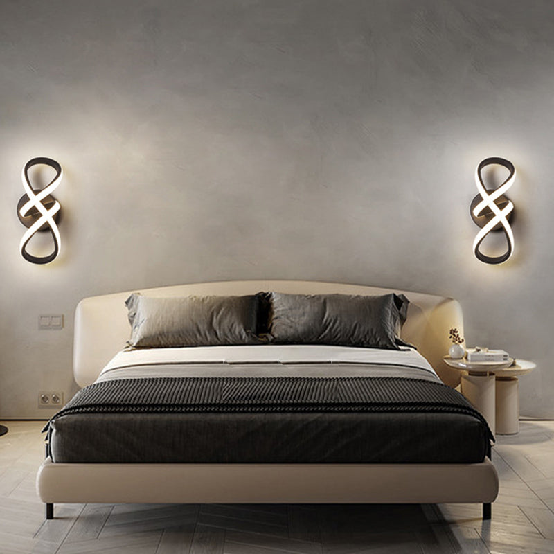 Metal Geometric Wall Sconce Contemporary 1 Light Wall Mount Light