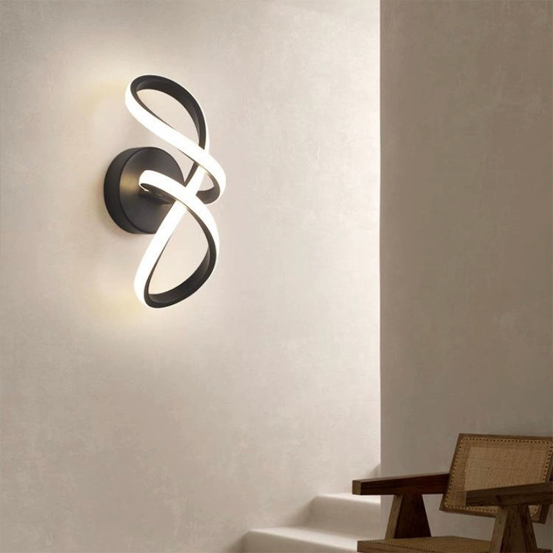 Metal Geometric Wall Sconce Contemporary 1 Light Wall Mount Light