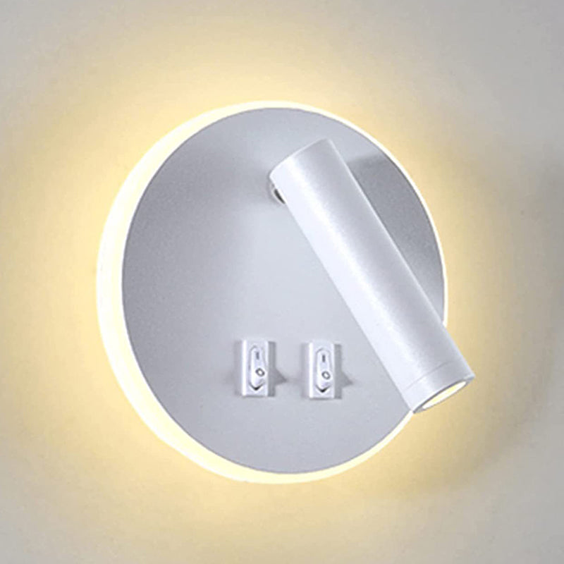 Modern Style Wall Lamp Metal 2 Lights Sconce Light for Bedroom